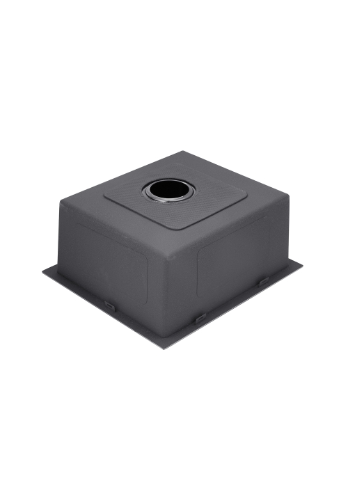 Кухонна мийка Kroner KRP Schwarze - 4545HM PVD (3.0/1.0 мм) CV033856