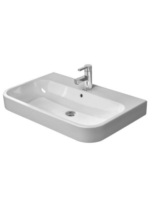 Раковина прямокутна Duravit Happy DDuravit Happy D меблева/підвісна, 1000x505 мм, з отвором для змішувача, з переливом 2318100000