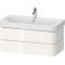 Раковина прямокутна Duravit Happy DDuravit Happy D меблева/підвісна, 1000x505 мм, з отвором для змішувача, з переливом 2318100000