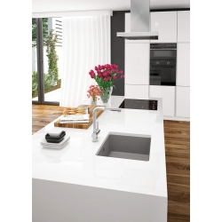 Смеситель для кухни Deante Aster вытяжной, хром-белый BCA_W730