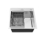 Кухонная мойка Kroner KRP Geb?rstet-4545HM (3.0/1.0 мм) CV033855