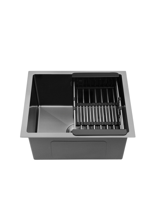 Кухонная мойка Kroner KRP Schwarze - 4843HM PVD (3.0/1.0 мм) CV022792