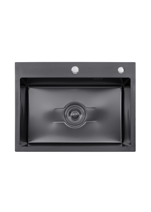 Кухонна мийка Kroner KRP Derby - 5843HM PVD (2,5/0,5 мм) CV027241