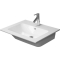 Раковина прямокутна Duravit Me by Starck меблева/підвісна, 630x490 мм, з отвором для змішувача, з переливом 2336630000