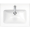 Раковина прямокутна Duravit Me by Starck меблева/підвісна, 630x490 мм, з отвором для змішувача, з переливом 2336630000