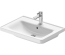 Раковина прямокутна меблева/підвісна Duravit D-Neo, 600x480 мм, з отвором для змішувача, з переливом, білий 2367600000