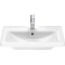 Раковина прямокутна меблева/підвісна Duravit D-Neo, 600x480 мм, з отвором для змішувача, з переливом, білий 2367600000