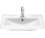 Раковина прямокутна меблева/підвісна Duravit D-Neo, 600x480 мм, з отвором для змішувача, з переливом, білий 2367600000