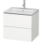 Раковина прямокутна Duravit Me by Starck меблева/підвісна, 630x490 мм, з отвором для змішувача, з переливом 2336630000