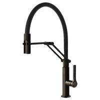 Змішувач для кухні Gessi Officine Gessi, Black Metal Brushed PVD (60055707)