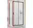 Бокова стінка Alienta Black S 800х1900 прозоре 10270080-54-01
