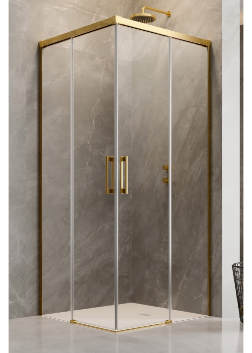 Душевая кабина Radaway Idea Gold KDD 1200x1200x2005 золото/прозрачное 387064-09-01L+387064-09-01R