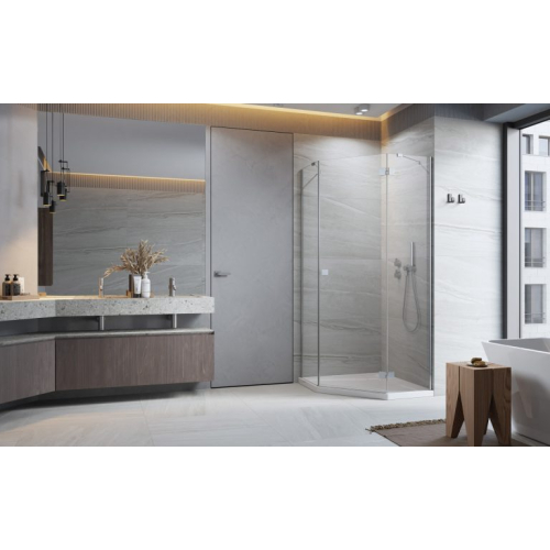 Бокові стінки Essenza 8 Chrome PTJ 1000Zx800Sx2000 прозоре 10490800-01-01