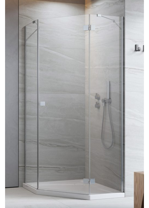 Бокові стінки Essenza 8 Chrome PTJ 1000Zx800Sx2000 прозоре 10490800-01-01