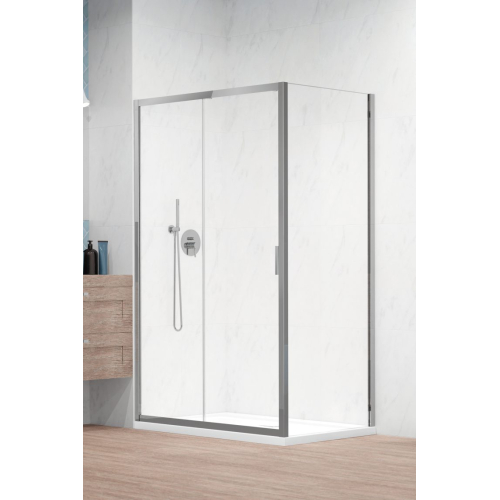 Бокова стінка Alienta Chrome S 800х1900 прозоре 10270080-01-01