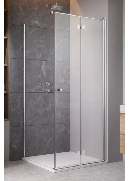 Бокова стінка Essenza KDJ/KDJ+S 1100x2000 хром/прозоре 1384053-01-01