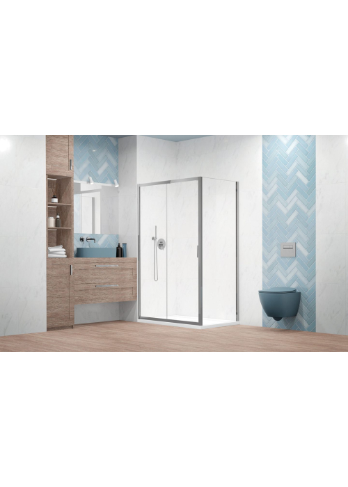 Бокова стінка Alienta Chrome S 900х1900 прозоре 10270090-01-01