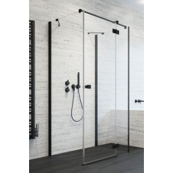 Бокова стінка Essenza New Black KDJ/KDJ+S 700x2000 чорний/прозоре 384048-54-01