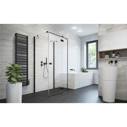Бокова стінка Essenza New Black KDJ/KDJ+S 700x2000 чорний/прозоре 384048-54-01