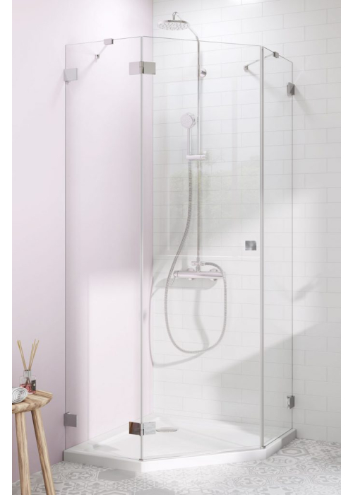 Бокова стінка Essenza Pro Chrome PTJ 1000x2000 прозоре 10100900-01-01