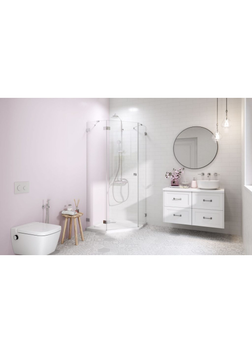 Бокова стінка Essenza Pro Chrome PTJ 1000x2000 прозоре 10100900-01-01