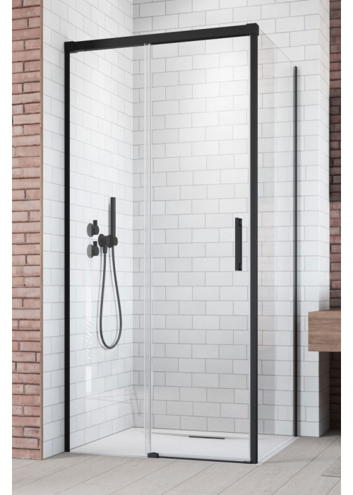 Бокова стінка Idea Black S1 1000Lx2005 прозоре 387052-54-01L