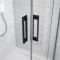 Бокова стінка Idea Black S1 1000Lx2005 прозоре 387052-54-01L
