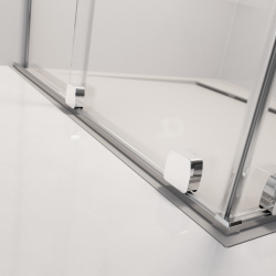 Бокова стінка Furo 494x2000 хром/прозоре 10110494-01-01