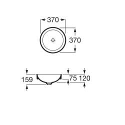 Умивальник Roca INSPIRA ROUND (A32752R640)