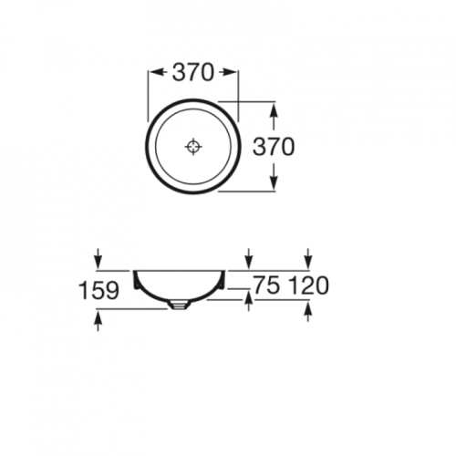 Умивальник Roca INSPIRA ROUND (A32752R640)