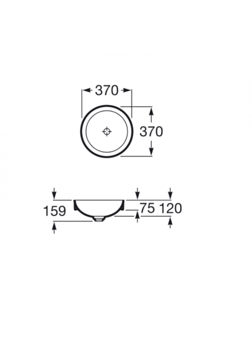 Умивальник Roca INSPIRA ROUND (A32752R640)