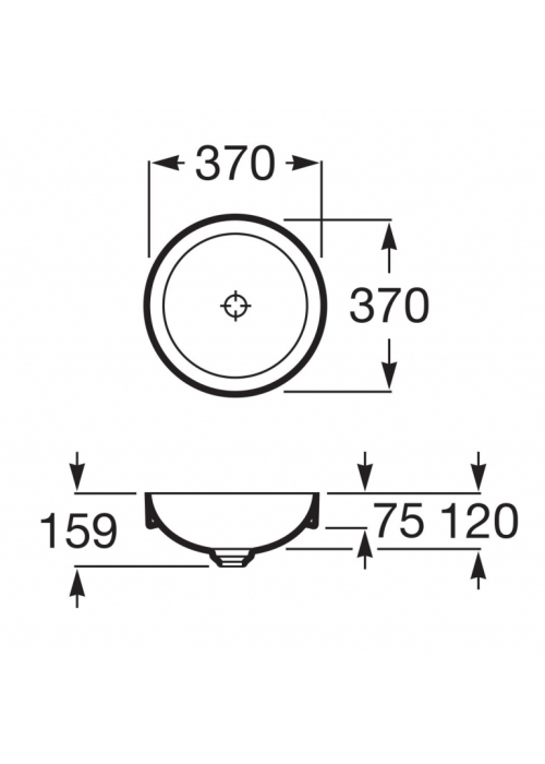 Раковина Roca INSPIRA ROUND A32752R650