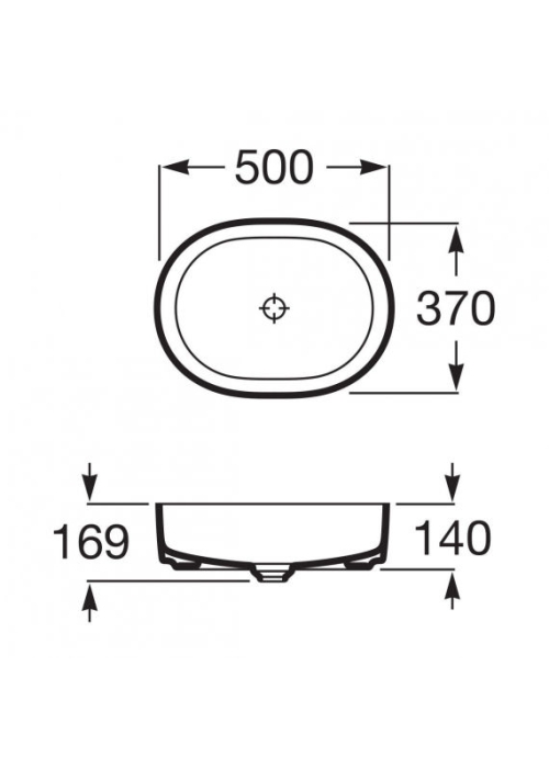 Умивальник Roca INSPIRA ROUND (A327520640)