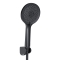 Змішувач для ванни Qtap Taurus (з душовим гарнітуром) Black Matt QTTAU259BLM45662