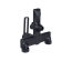 Змішувач для ванни Qtap Taurus (з душовим гарнітуром) Black Matt QTTAU259BLM45662