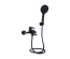 Змішувач для ванни Qtap Taurus (з душовим гарнітуром) Black Matt QTTAU259BLM45662