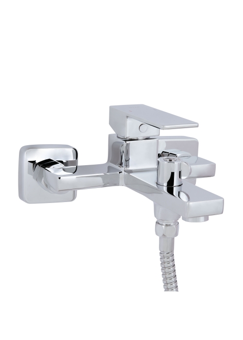 Змішувач для ванни Qtap Gemini (з душовим гарнітуром) Chrome QTGEM259CRM45681