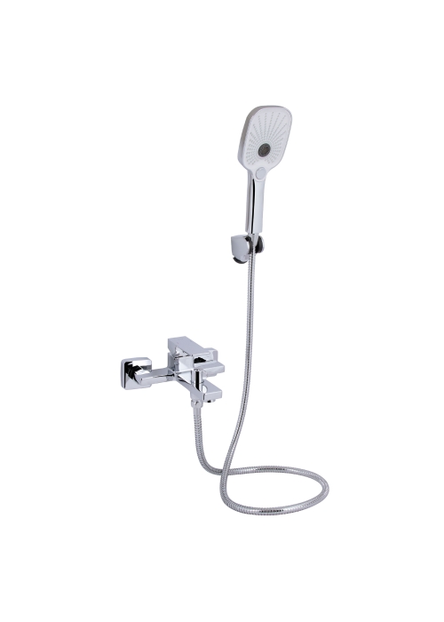 Змішувач для ванни Qtap Gemini (з душовим гарнітуром) Chrome QTGEM259CRM45681