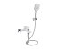 Змішувач для ванни Qtap Gemini (з душовим гарнітуром) Chrome/White QTGEM259CRW45683