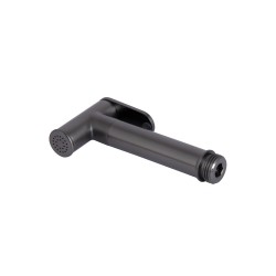 Набор для гігієнічного душу Qtap Slavonice округлий Gunmetal Black PVD QTSLA262GMB45916