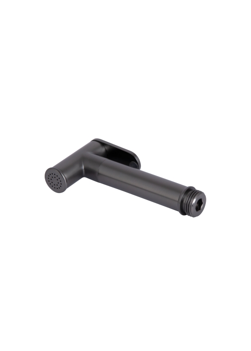 Набор для гігієнічного душу Qtap Slavonice округлий Gunmetal Black PVD QTSLA262GMB45916