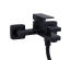 Змішувач для ванни Qtap Gemini (з душовим гарнітуром) Black Matt QTGEM259BLM45682