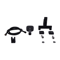 Смеситель для ванны Qtap Gemini (с душевым гарнитуром) Black Matt QTGEM259BLM45682