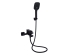 Змішувач для ванни Qtap Gemini (з душовим гарнітуром) Black Matt QTGEM259BLM45682