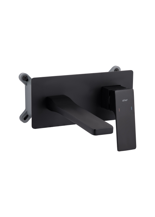 Змішувач для раковини Qtap Gemini прихованого монтажу Black Matt QTGEM273BLM45694