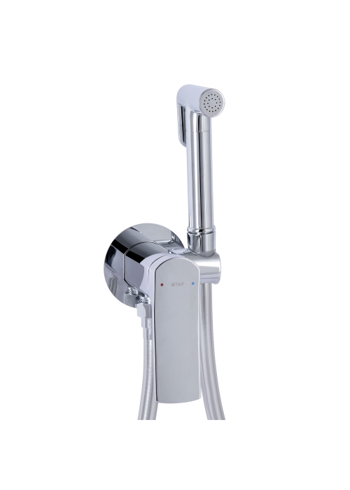 Набор для гігієнічного душу Qtap Slavonice округлий Chrome QTSLA262CRM45915