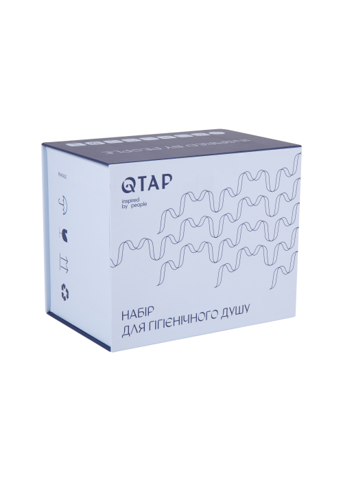 Набор для гігієнічного душу Qtap Inspai-Varius округлий Chrome QTINSVARCRMV00440501