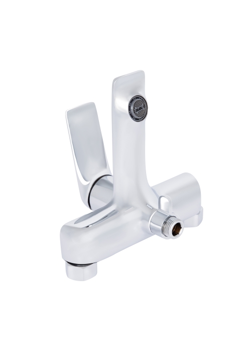 Змішувач для ванни Qtap Vlasta New (з душовим гарнітуром) Chrome QTVLA259CRM45642