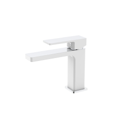 Змішувач для раковини Qtap Gemini Chrome/White QTGEM270CRW45675