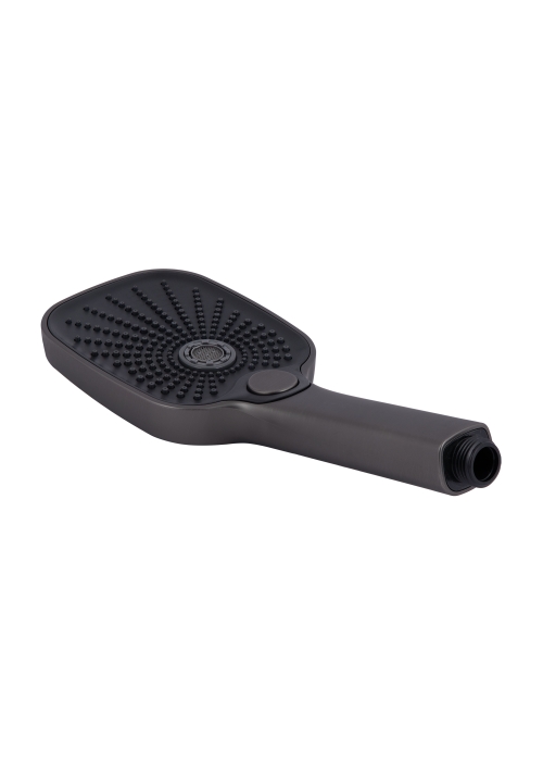Змішувач для ванни Qtap Gemini (з душовим гарнітуром) Gunmetal Black PVD QTGEM259GMB45684
